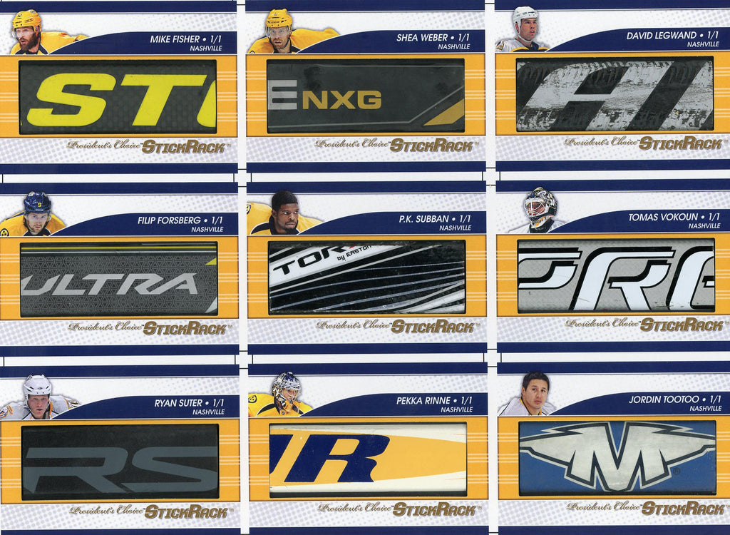 Nashville Predators Franchise Uncut Sheet /3