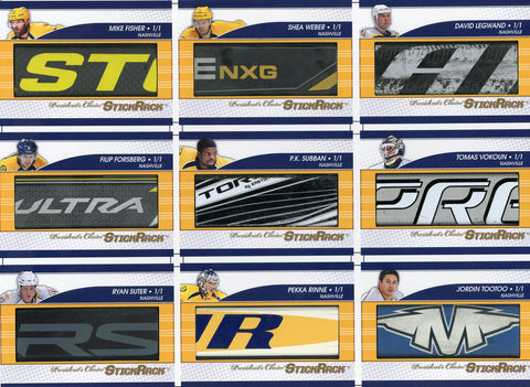 Nashville Predators Franchise Uncut Sheet /3