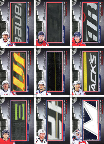 Washington Capitals 2018 Stanley Cup Winners Uncut Sheet /3