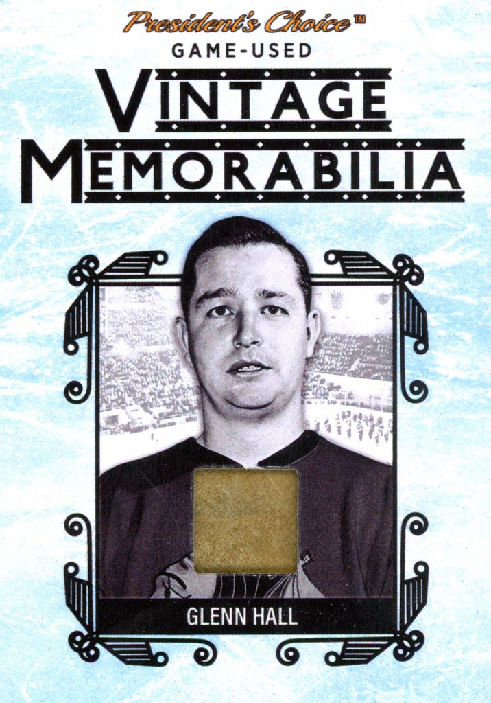 Glenn Hall Vintage Memorabilia #'d 2/3