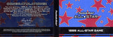 1999 All-Star Game Booklet 1/1 - Irbe, Modano, Forsberg, Selanne, Lidstrom, Sundin