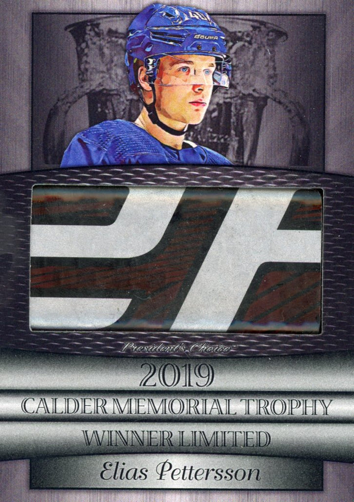Elias Pettersson Calder Memorial Winners - Limited Silver 2/10