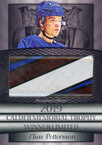 Elias Pettersson Calder Memorial Winners - Limited Silver 9/10