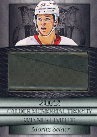 Moritz Seider Calder Memorial Winners - Limited Silver 2/10