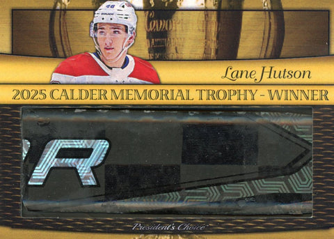 Lane Hutson 2025 Calder Trophy Winner 3/10