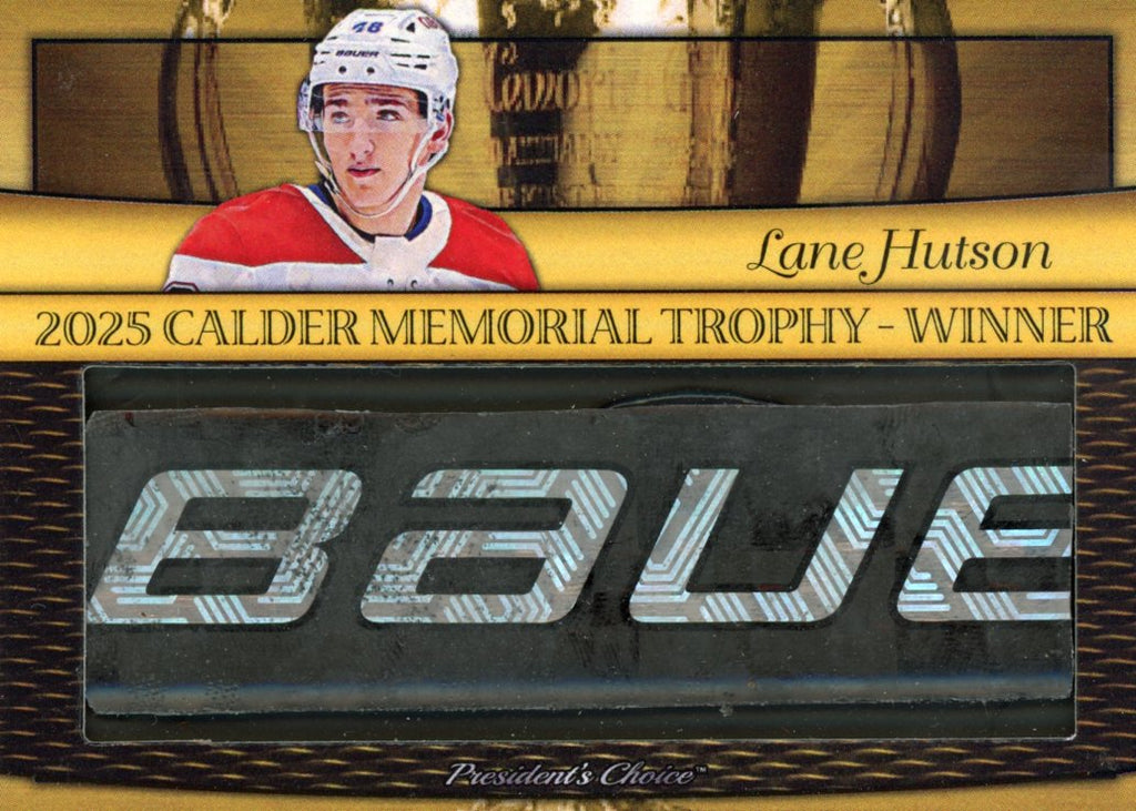 Lane Hutson 2025 Calder Trophy Winner 8/10