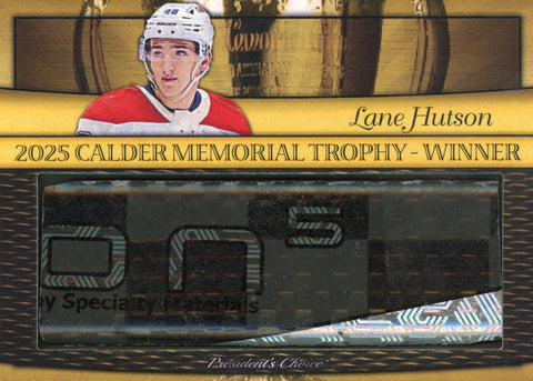 Lane Hutson 2025 Calder Trophy Winner 9/10