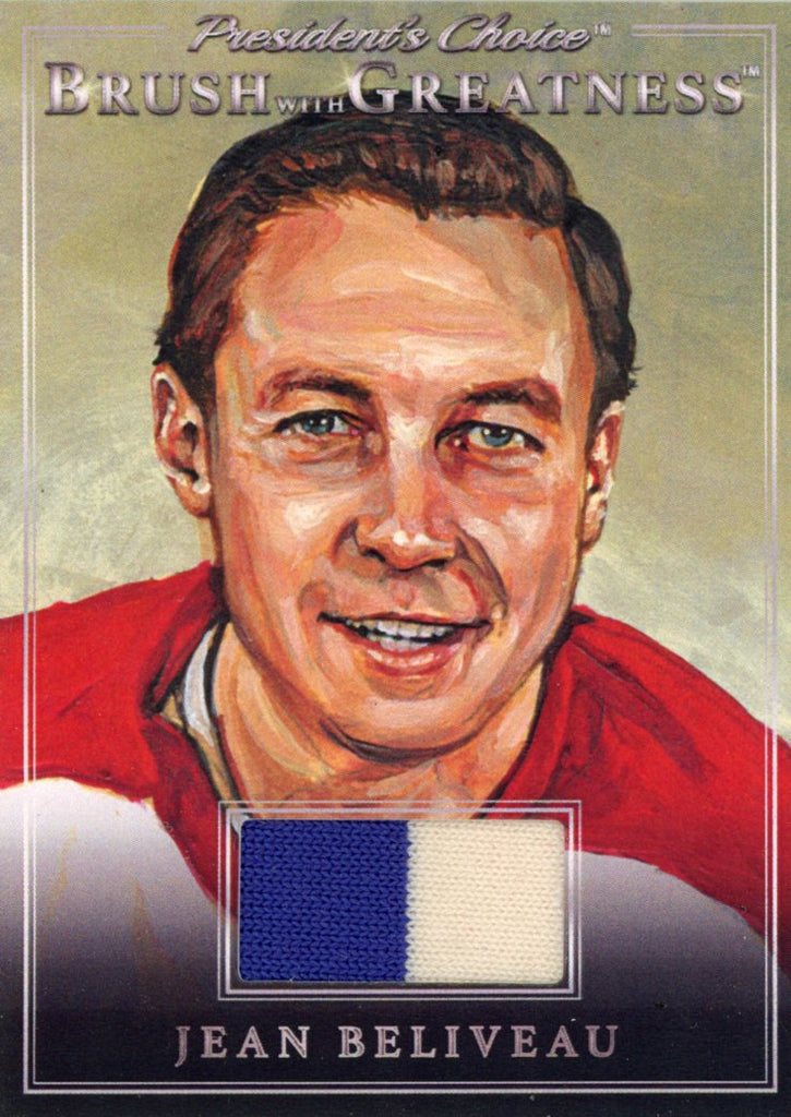 BWG-104 Jean Beliveau Brush With Greatness 1/1 Silver