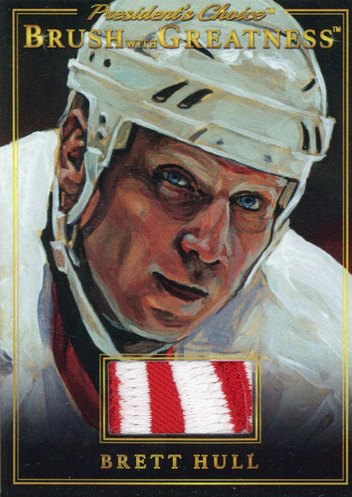 BWG-107 Brett Hull Brush With Greatness 1/1 Gold