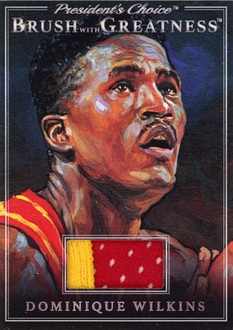 BWG-114 Dominique Wilkins Brush With Greatness 1/1 Silver