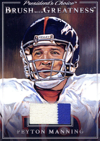 BWG-57 Peyton Manning Brush With Greatness 1/1 Silver