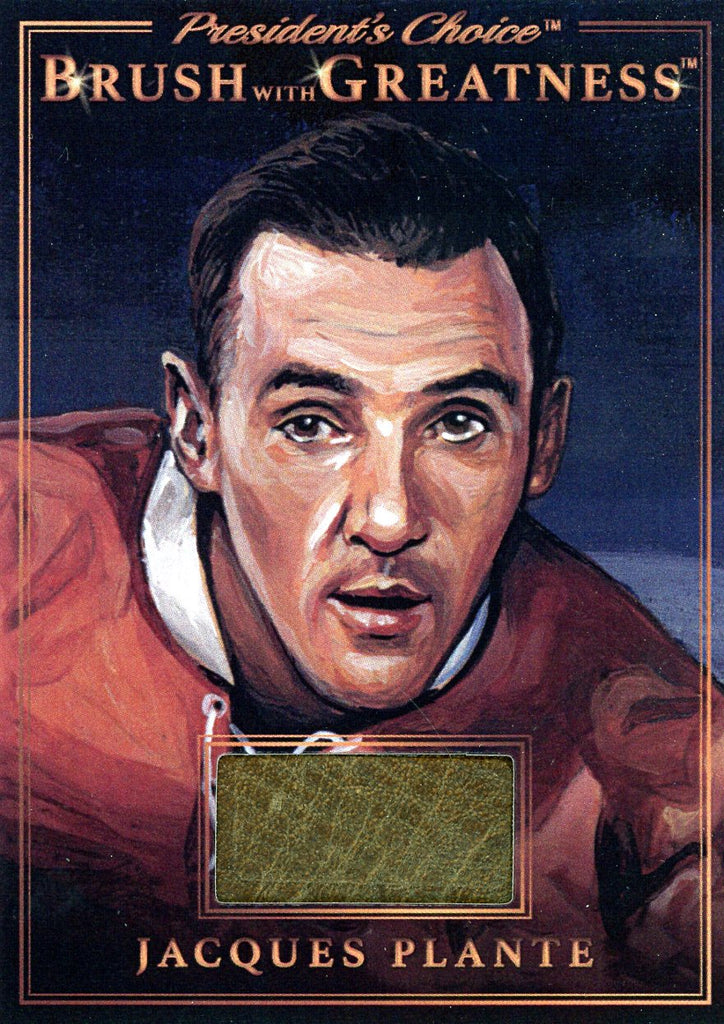 BWG-59 Jacques Plante Brush With Greatness 1/1 Bronze