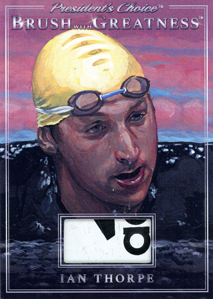 BWG-62 Ian Thorpe Brush With Greatness 1/1 Silver