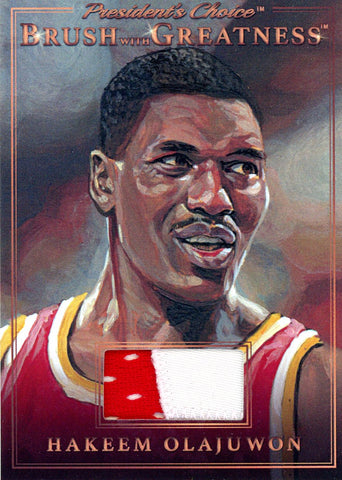 BWG-64 Hakeem Olajuwon Brush With Greatness 1/1 Bronze