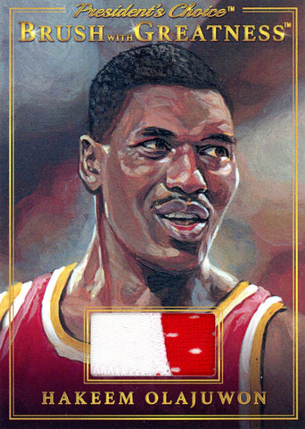 BWG-64 Hakeem Olajuwon Brush With Greatness 1/1 Gold