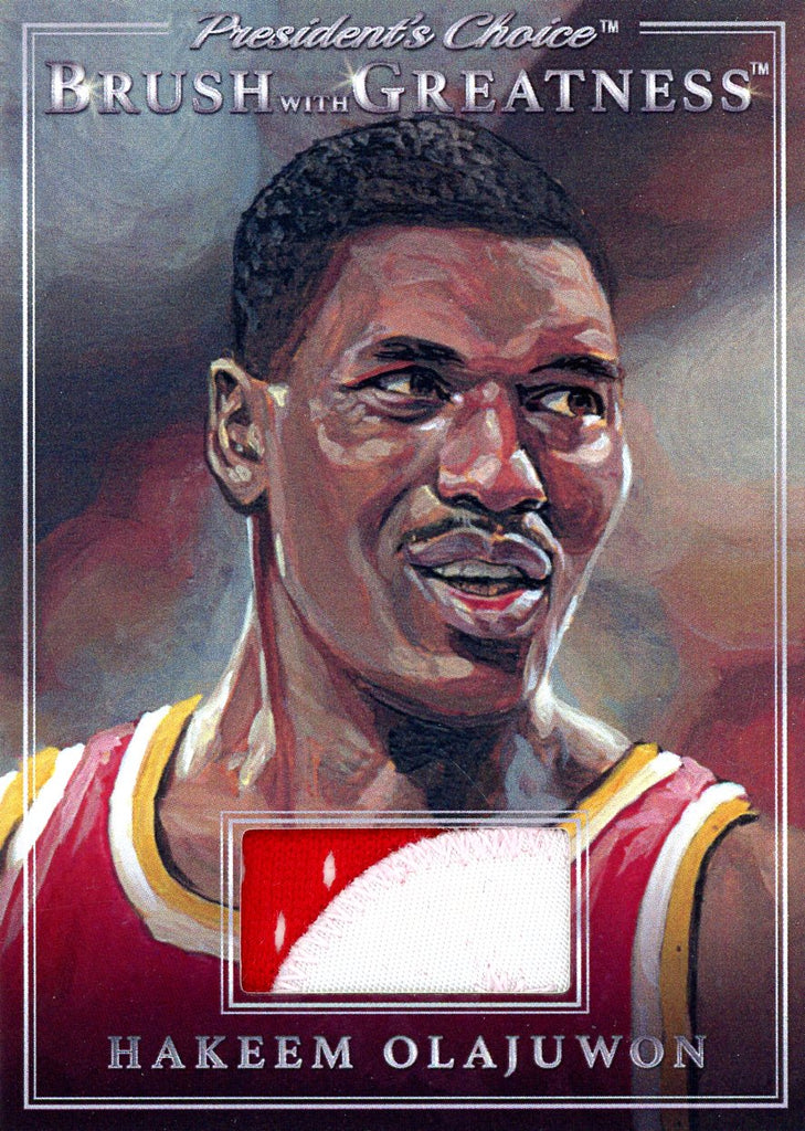 BWG-64 Hakeem Olajuwon Brush With Greatness 1/1 Silver
