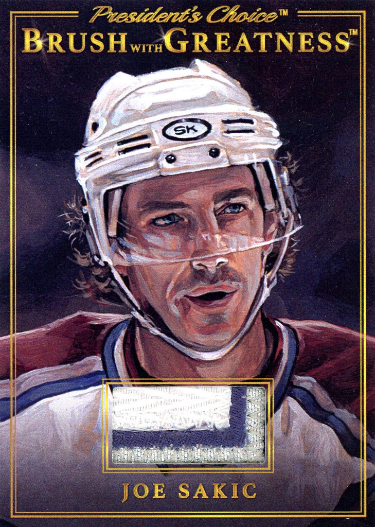 BWG-65 Joe Sakic Brush With Greatness 1/1 Gold