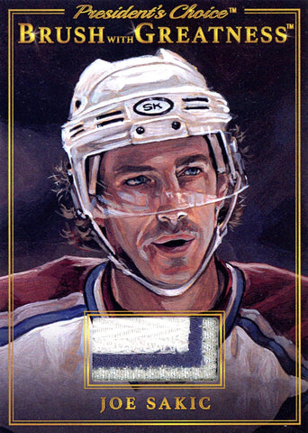 BWG-65 Joe Sakic Brush With Greatness 1/1 Gold