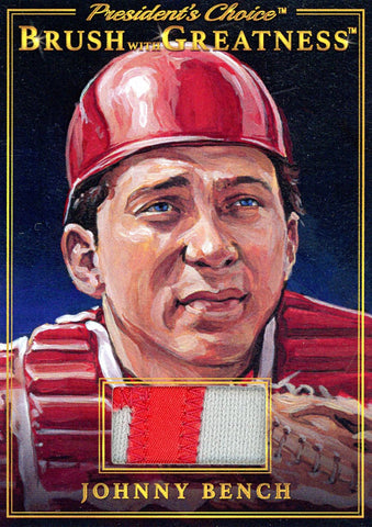 BWG-72 Johnny Bench Brush With Greatness 1/1 Gold