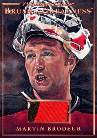 BWG-75 Martin Brodeur Brush With Greatness 1/1 Bronze