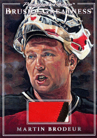 BWG-75 Martin Brodeur Brush With Greatness 1/1 Silver