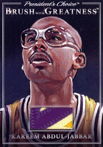 BWG-76 Kareem Abdul-Jabbar Brush With Greatness 1/1 Silver