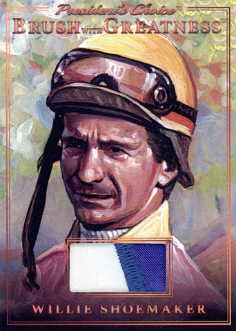 BWG-79 Willie Shoemaker Brush With Greatness 1/1 Bronze