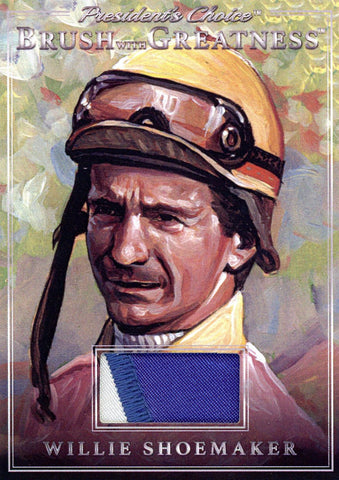BWG-79 Willie Shoemaker Brush With Greatness 1/1 Silver