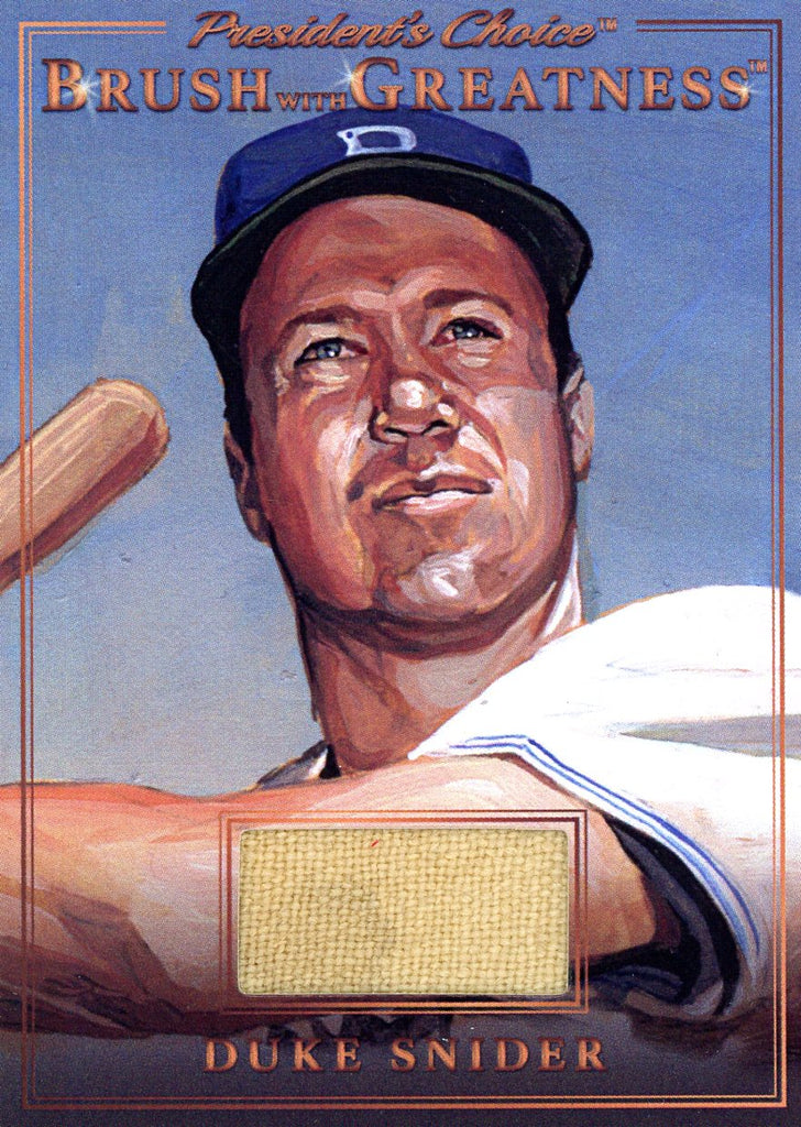 BWG-82 Duke Snider Brush With Greatness 1/1 Bronze