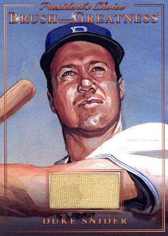 BWG-82 Duke Snider Brush With Greatness 1/1 Bronze