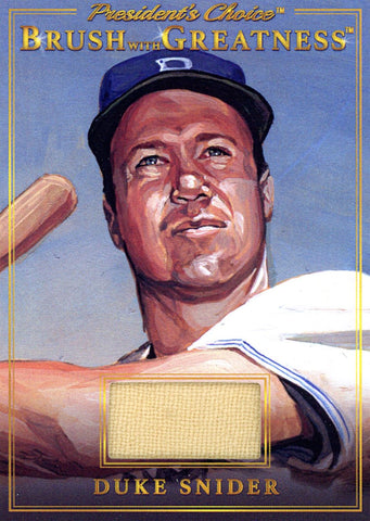 BWG-82 Duke Snider Brush With Greatness 1/1 Gold
