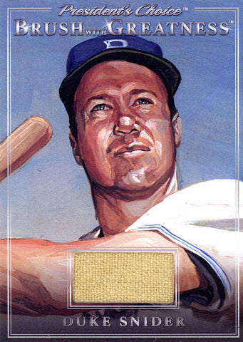 BWG-82 Duke Snider Brush With Greatness 1/1 Silver