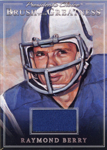 BWG-92 Raymond Berry Brush With Greatness 1/1 Silver