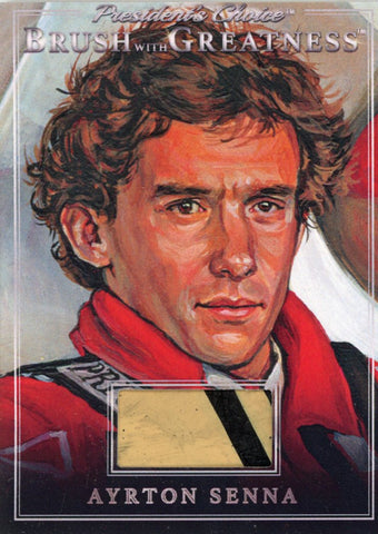 BWG-98 Ayrton Senna Brush With Greatness 1/1 Silver