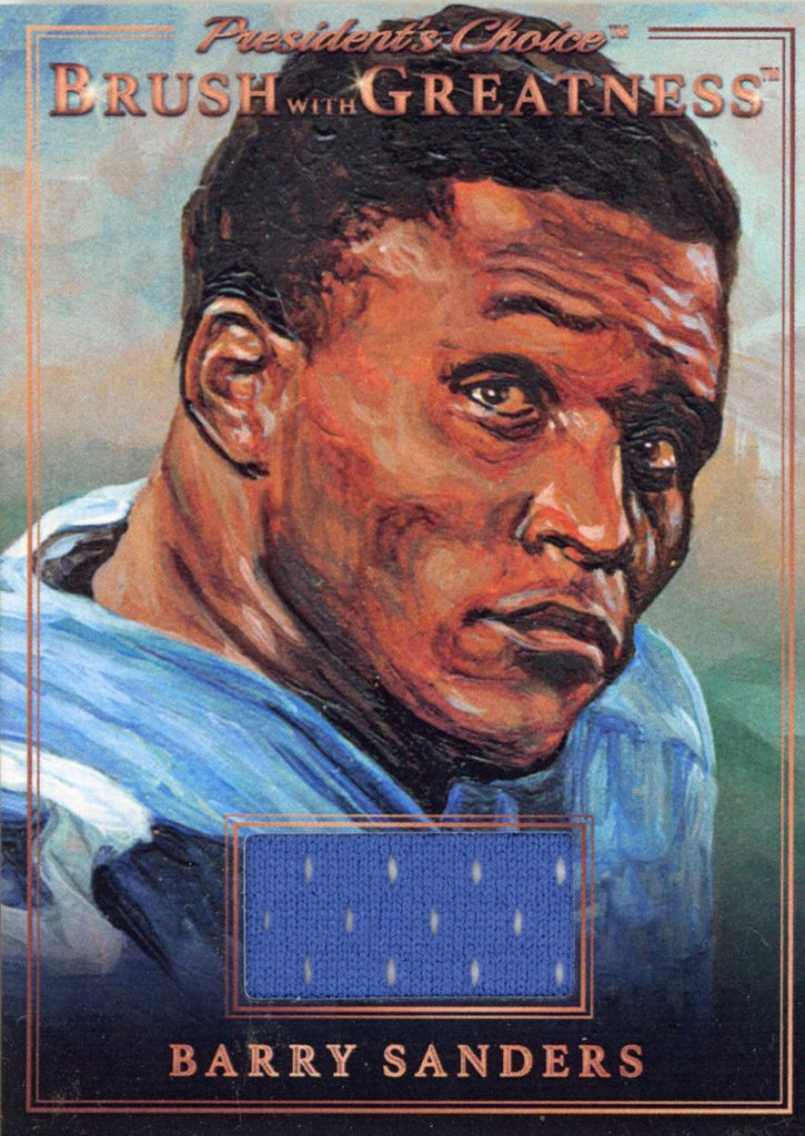 BWG-99 Barry Sanders Brush With Greatness 1/1 Bronze