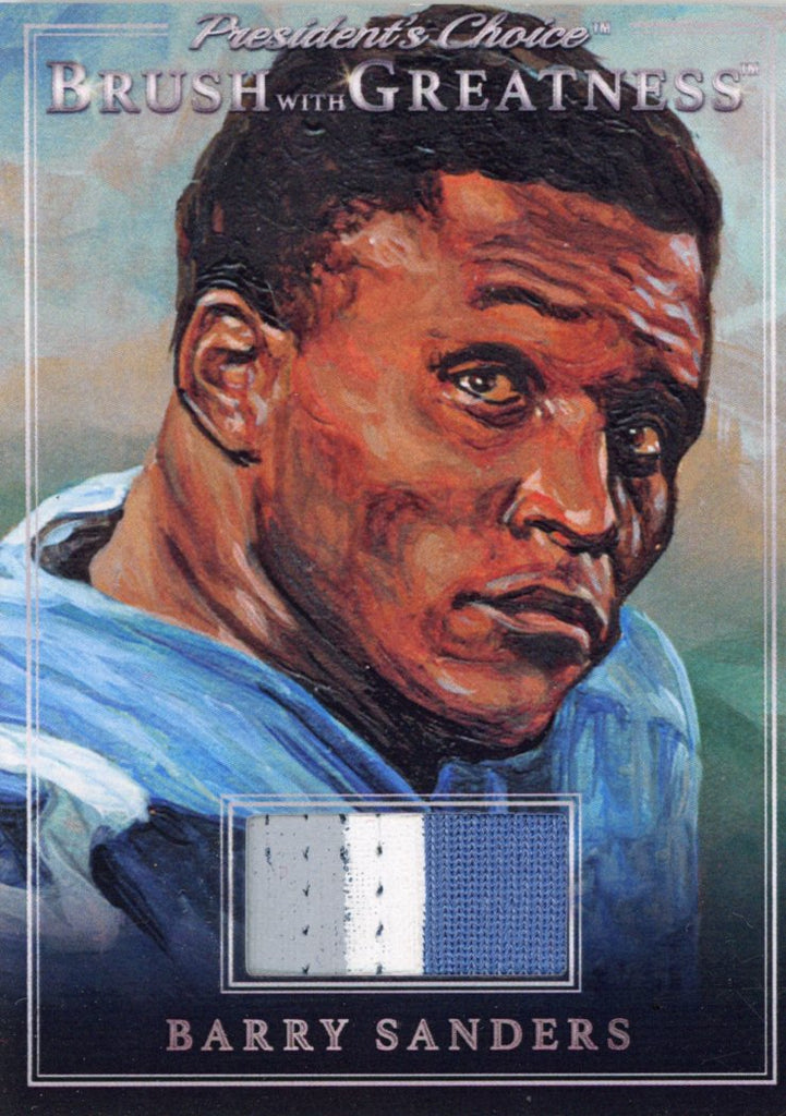 BWG-99 Barry Sanders Brush With Greatness 1/1 Silver