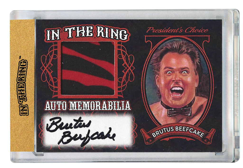 Brutus Beefcake In the Ring Auto/Memo Red /29*
