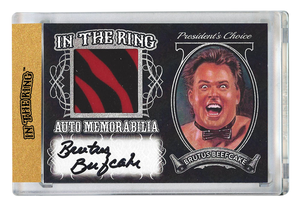Brutus Beefcake In the Ring Auto/Memo Silver (8)*