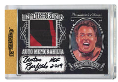 Brutus Beefcake In the Ring Auto/Memo Silver with Inscription 1 of 1*