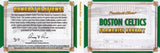 Six Piece Booklet Boston Celtics 3/3