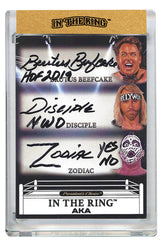 Brutus Beefcake AKA In the Ring Autograph Card with Inscription 1 of 1