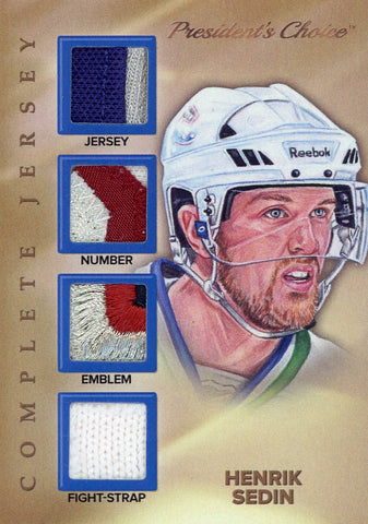 Henik Sedin Complete Jersey 2/3