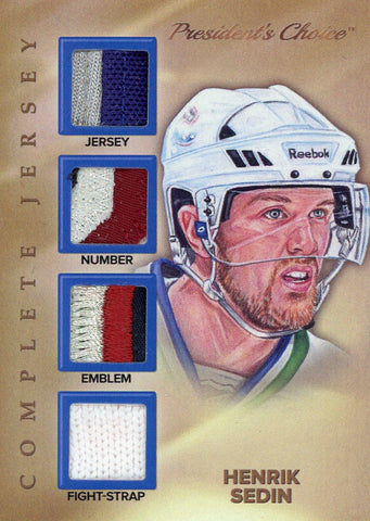 Henik Sedin Complete Jersey 3/3