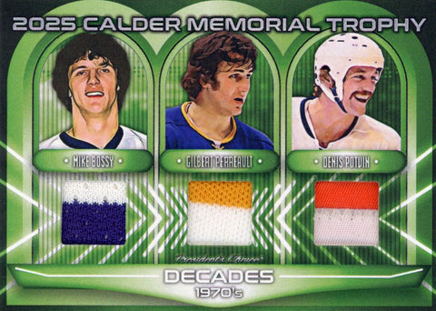 Decades 1970s Bossy, Perreault, Potvin 3/5