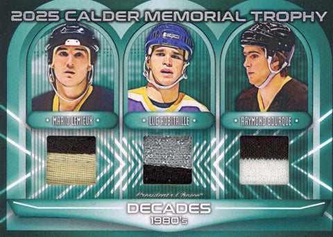 Decades 1980s Lemieux, Robitaille, Bourque 3/5