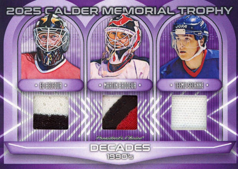 Decades 1990s Belfour, Brodeur, Selanne 2/5