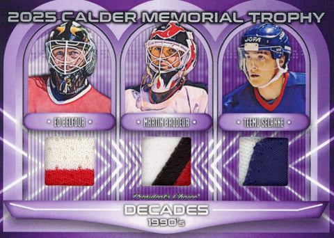 Decades 1990s Belfour, Brodeur, Selanne 4/5