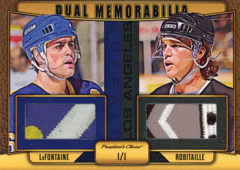 Pat Lafontaine & Luc Robitaille Dual Memorabilia 1/1