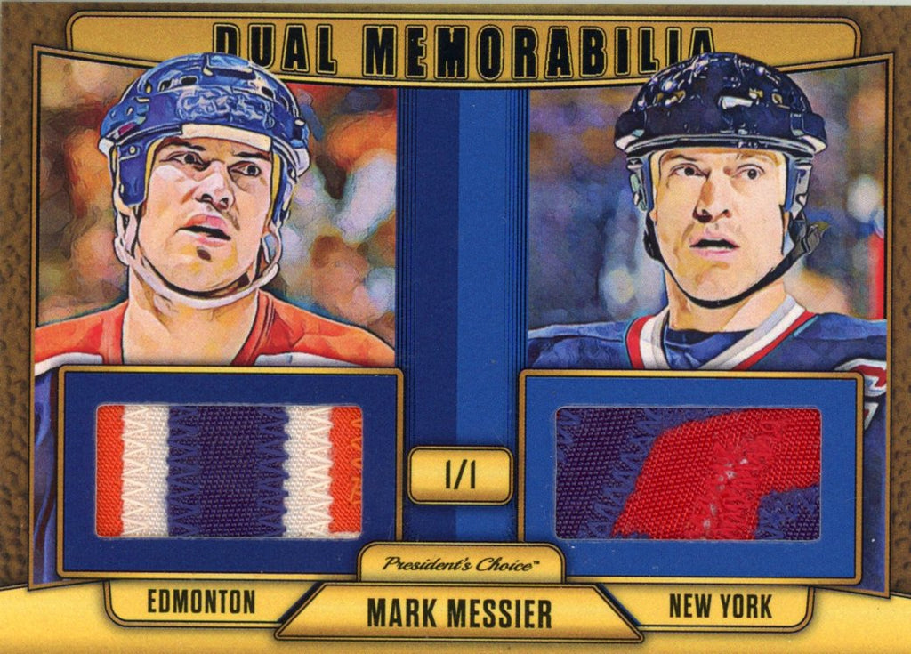 Mark Messier (Edmonton & New York) Dual Memorabilia 1/1