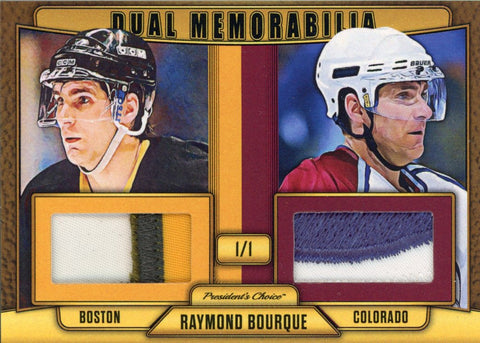Raymond Bourque (Boston & Colorado) Dual Memorabilia 1/1